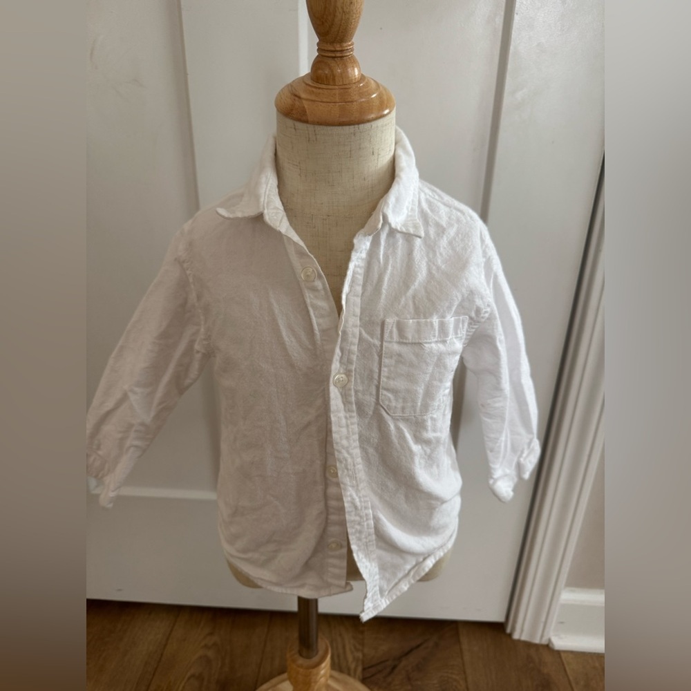 Zara Soft White Baby Shirt